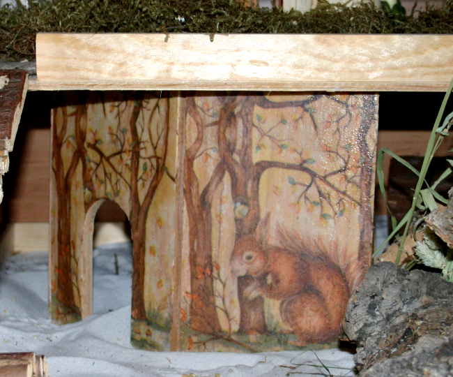 Serviettentechnik bei Hamsterbauten