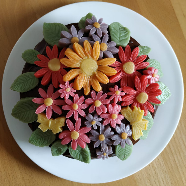 Blumen Kuchen